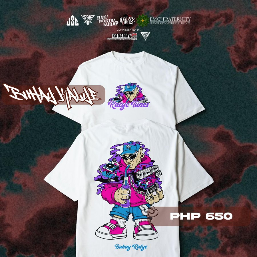 Kalye Tunes white Buhay Kalye shirt
